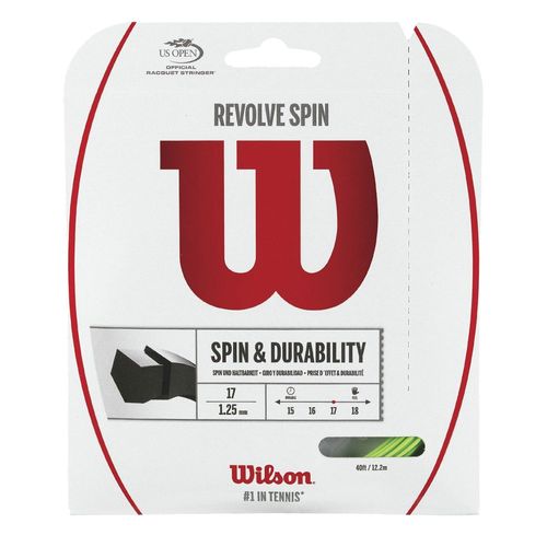 Wilson Revolve Spin 17g (1.25mm) Tennis String Green WRZ956900
image