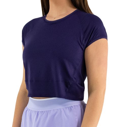New Balance Tournament Top Womens Boysenberry/Apollo Gold WT53411 ABZimage
