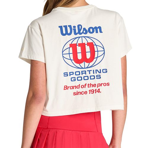 Wilson Harper Crop Tee Womens Sandrift WW00367W002002image