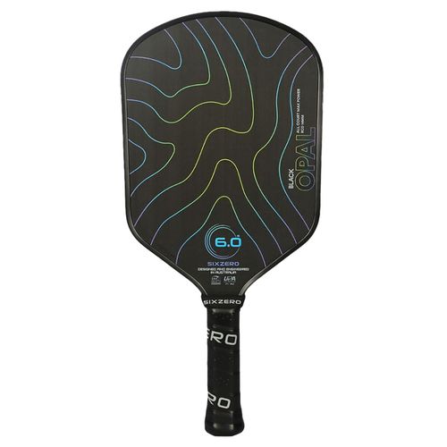 SixZero Black Opal 14mm Pickleball Paddle Black ûYZBO BLKimage