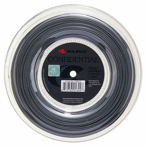 Solinco Confidential 16G 1.30 Charcoal Tennis String REEL
image