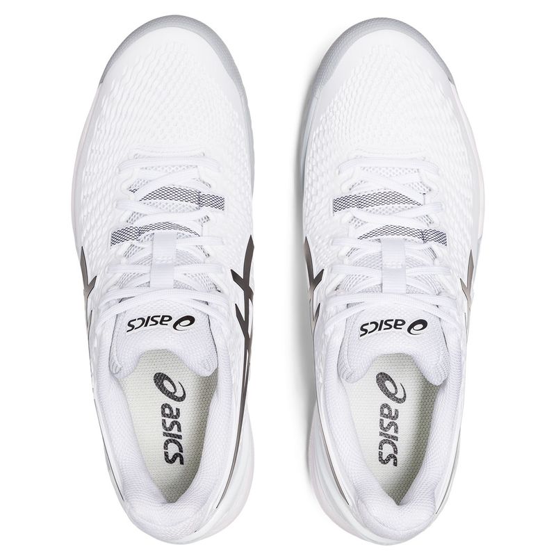 Asics Gel Resolution 9 Mens Tennis Shoe - White/Black