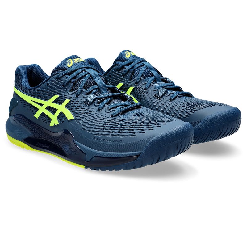 Top Quality ASICS GEL-Resolution 9 Court Shoes (Tuna Blue