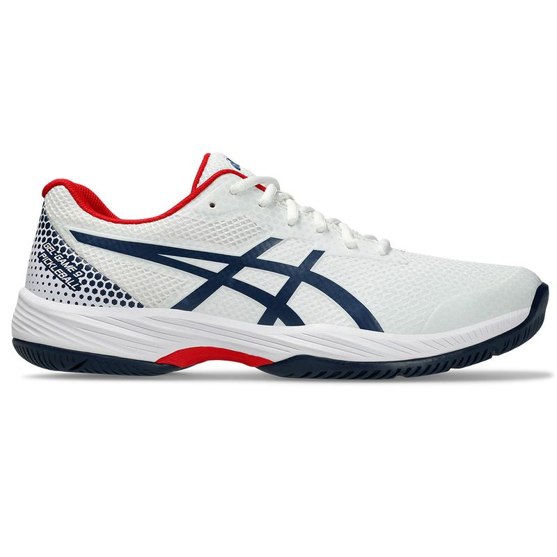 Asics Gel Game 9 Mens Pickleball Shoe White Night Sky Midwest Racquet Sports