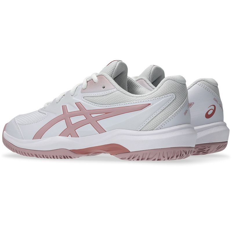 Asics Gel Game GS JR Shoe - White/Morganite | Midwest Racquet Sports