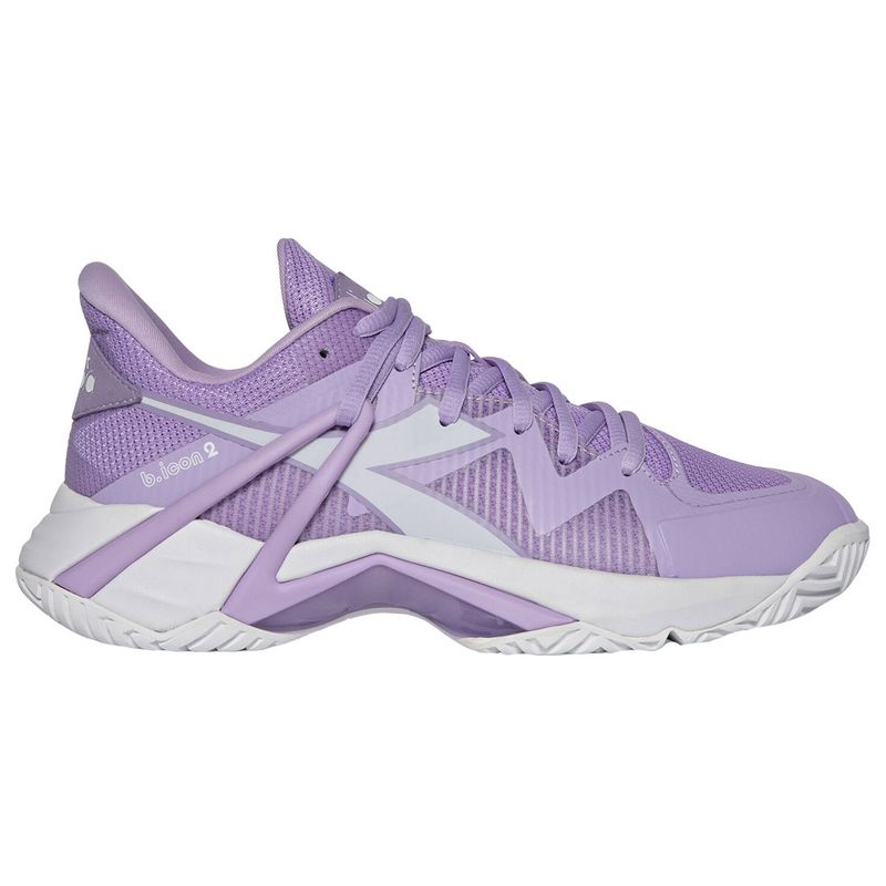 Purple diadora sneakers top