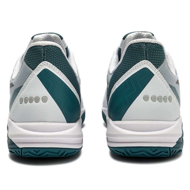 Diadora Trofeo 4 Mens Shoe - White/Shaded Spruce | Midwest Racquet