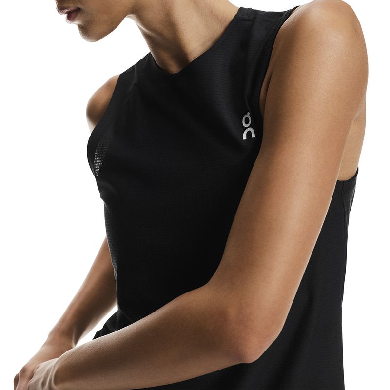 On Court Tank - Black | Midwest Racquet Sports