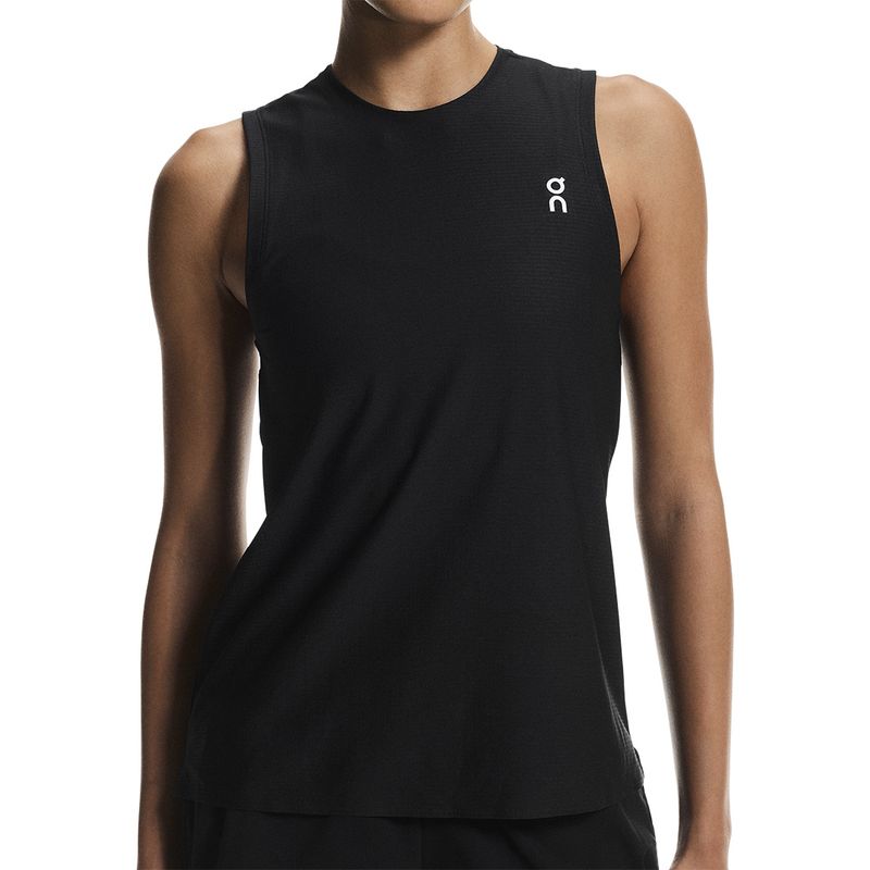 On Court Tank - Black | Midwest Racquet Sports