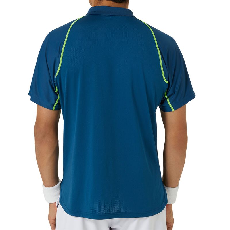 Asics Match Polo Shirt - Mako Blue | Midwest Racquet Sports