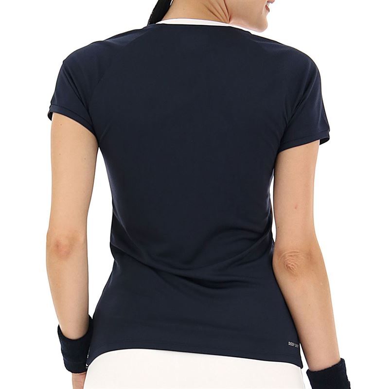 Lotto Squadra II Tee Shirt - Navy | Midwest Racquet Sports
