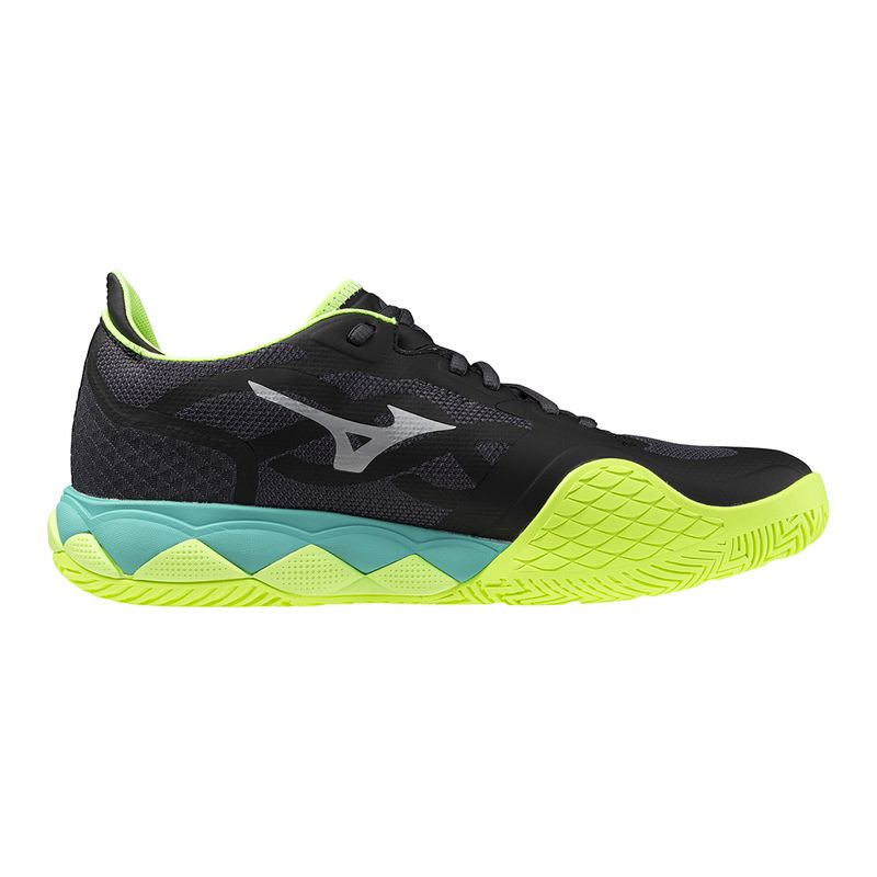 Mizuno Wave Enforce Tour Mens Tennis Shoe - Black/White