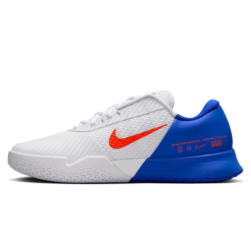 Nike Zoom Vapor Pro 2 Mens Tennis Shoe - White/Hyper Crimson