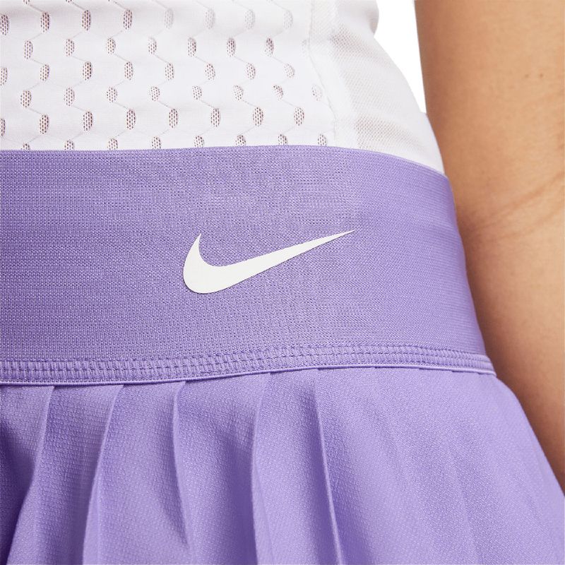 Nike Court Dri Fit Pleated Advantage Skirt Space Purple White Midwest Racque