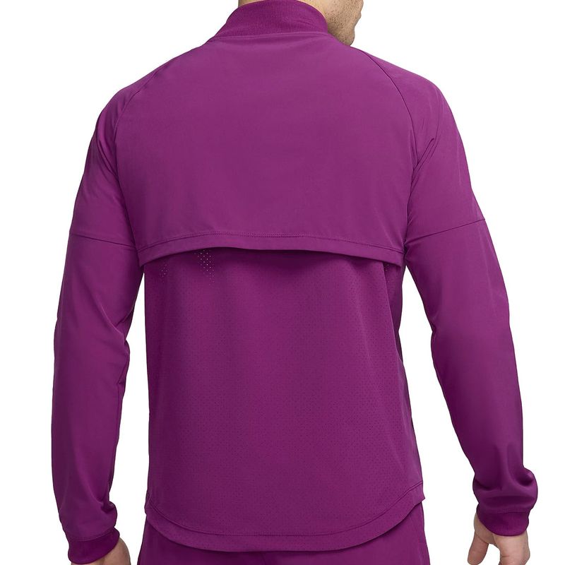 Nike Dri Fit Rafa Jacket - Sangria/White | Midwest Racquet