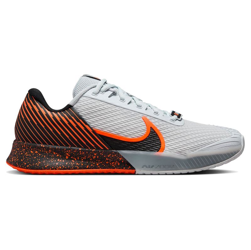 Nike Air Zoom Vapor Pro 2 Slam Mens Tennis Shoe Lt Silver Hyper Crimson Black