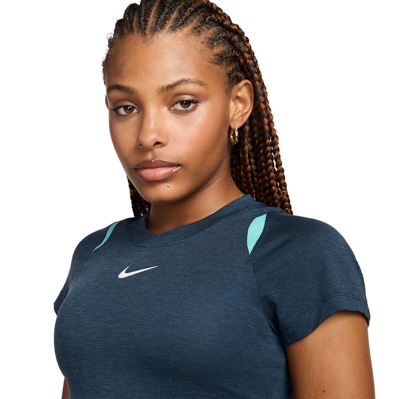 Nike Court Dri Fit Advantage Top - Armory Navy/White | Midwest Racquet  Sports