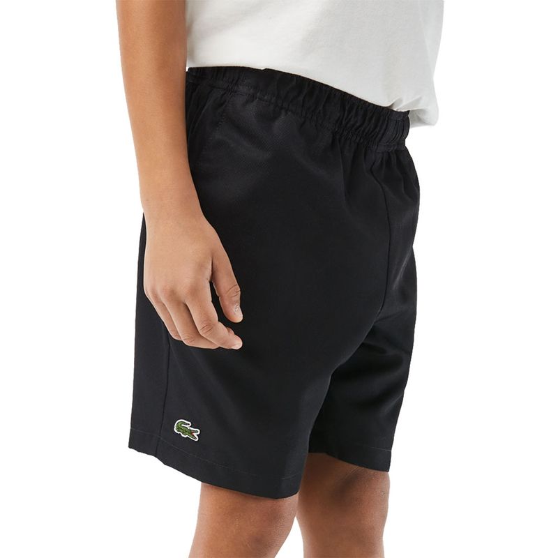 Lacoste Boys Core Performance Short Black Midwest Racquet Sports