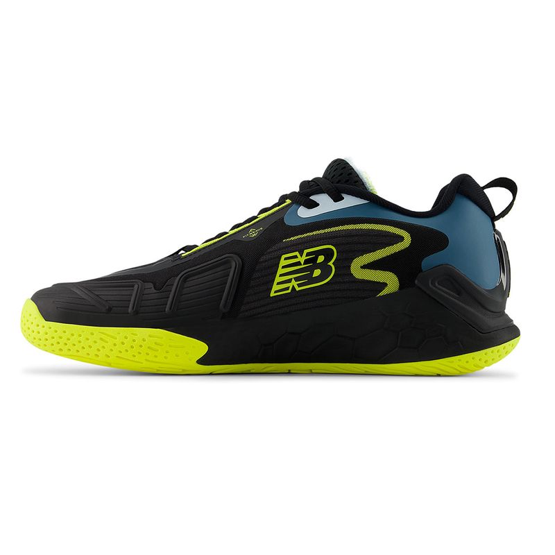 New Balance X CT Rally 2E Mens Tennis Shoe Black Firefly Midwest Racquet S