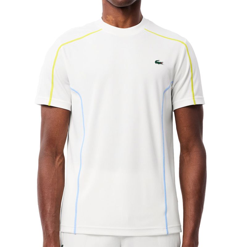 ファッション人気ブランドランキング Lacoste Ultry-Dry Pique Sport Crew - White | Midwest Racquet トップス