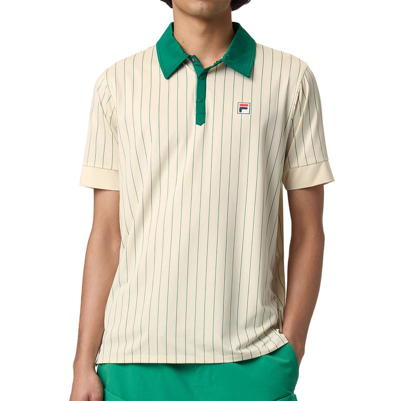 Fila Essentials Performance Iconic BB1 Polo Green Jacket Angora Midwest Racq