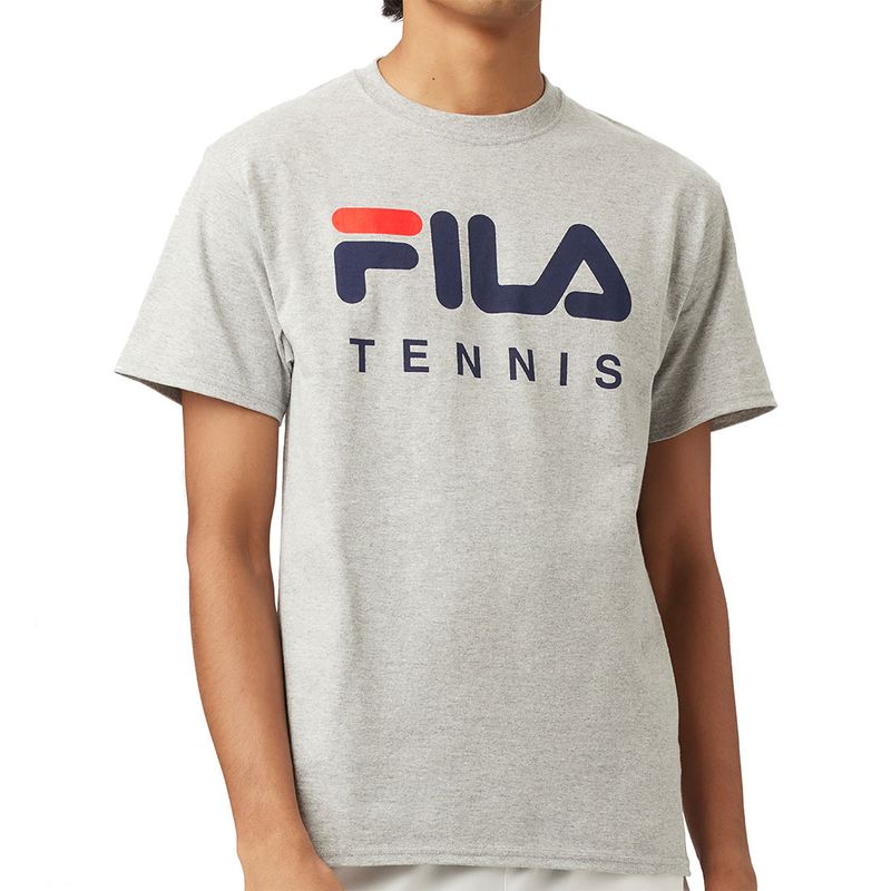 Fila Tennis Tee Shirt - Grey Heather | Midwest Racquet Sports