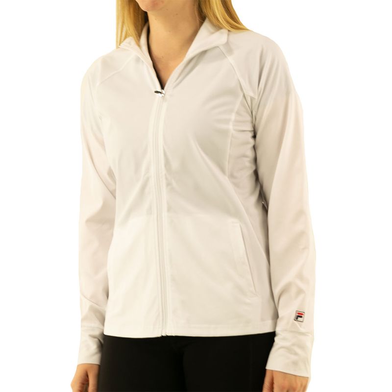 Fila Essentials Track Jacket - White | Tennis Shop