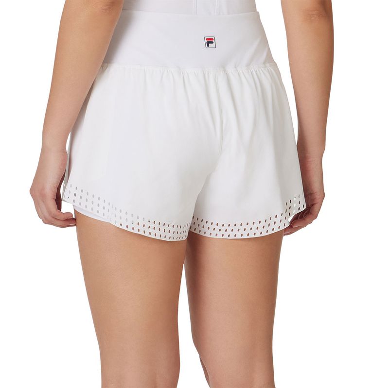 Fila Essentials Double Layer Short White Midwest Racquet Sports