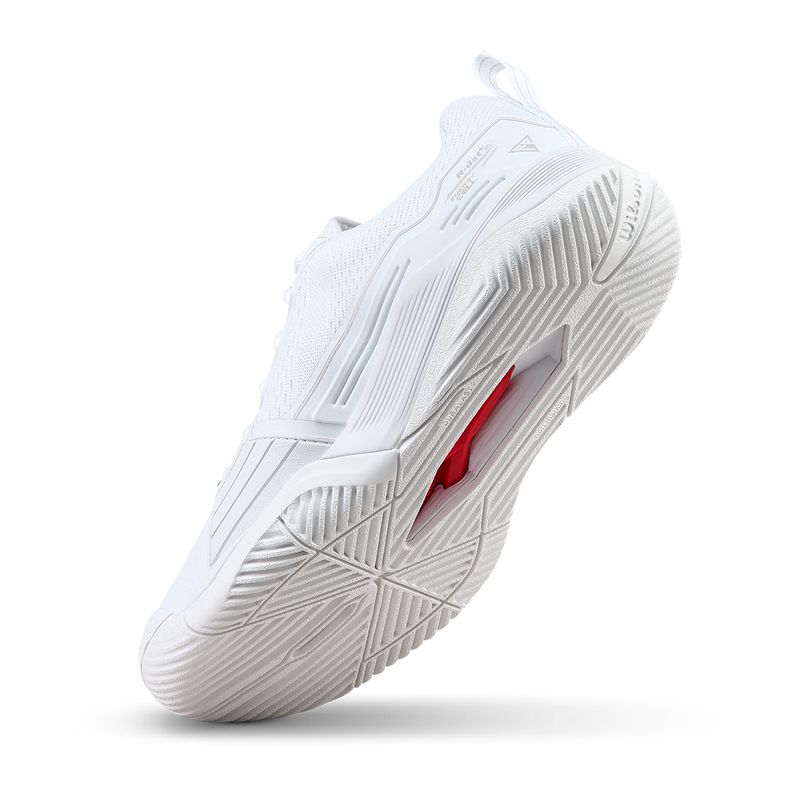 Wilson Rush Pro 4.5 Mens Tennis Shoe - White/White/Black | Midwest