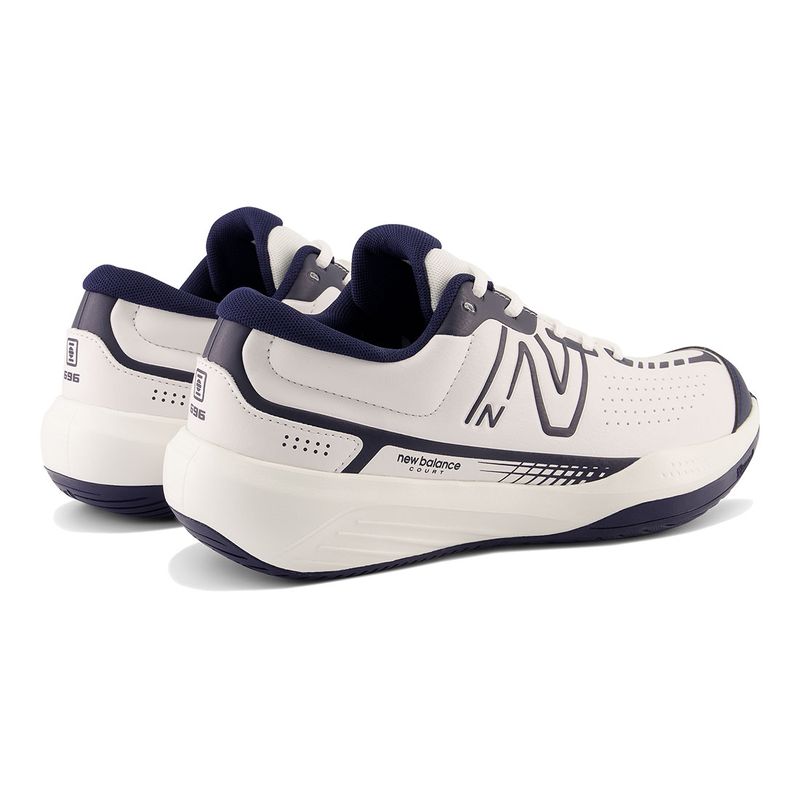 New Balance 696v5 D Mens Tennis Shoe White Black Midwest Racquet Sports