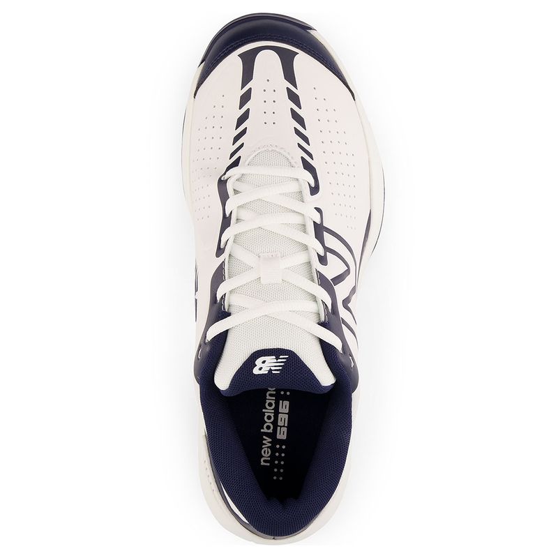 New Balance 696v5 (D) Mens Tennis Shoe - White/Black